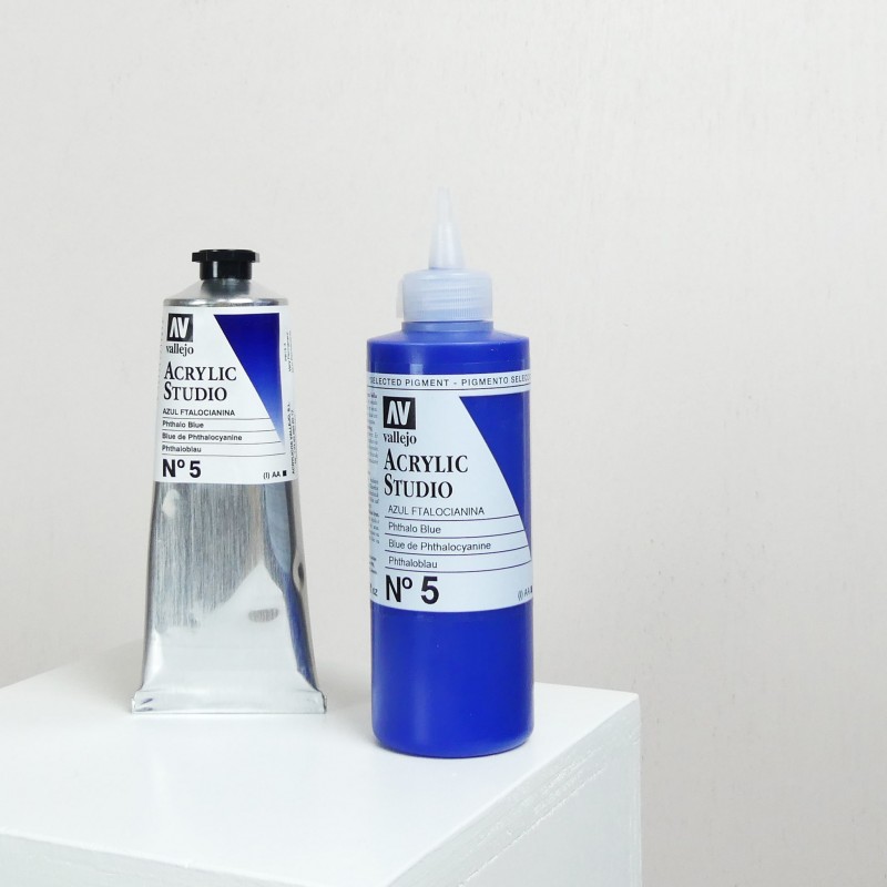 Acrylique Bleu de Phtalocyanime PB15:3 Studio de Vallejo